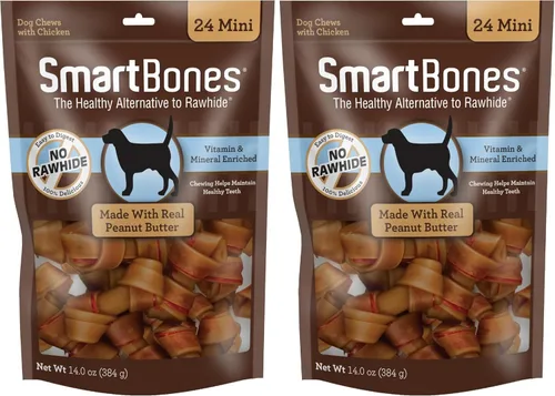 Miniatura 7 de Valiosas minimantecas de maní SmartBones PB paquete de 16