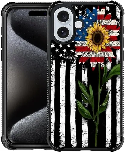 Miniatura 148 de Funda compatible con iPhone X/XS, diseño de bandera estadounidense de béisbol, TPU suave, a prueba de golpes, de vidrio templado, para iPhone X/XS