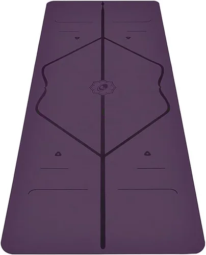 Liforme Esterilla de yoga original – Bolsa de yoga gratuita incluida – Sistema de alineación patentado, agarre guerrero, antideslizante, ecológico,