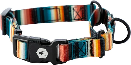 Miniatura 42 de Wolfgang - Collar de perro Martingala resistente con hebilla de nailon de liberación rápida para caminar y entrenar, estampado NewMoon, mediano