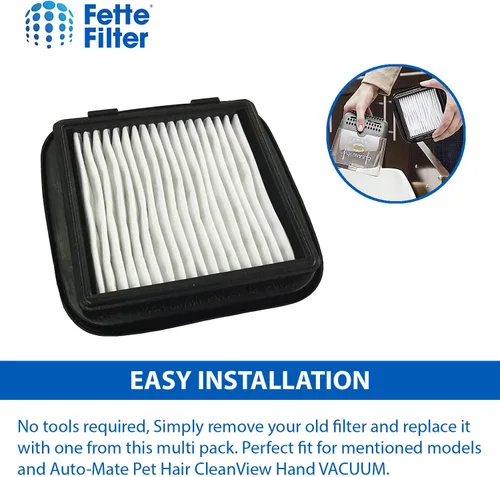 Miniatura 4 de Fette Filter - Filtro de vacío 97D5 compatible con aspiradora de mano Bissell Serie 33A1 35V4 47R5 Comparar con los números de pieza 2037416