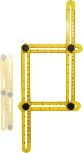 Miniatura 7 de VViViD Regla ajustable resistente (4 soportes de plástico amarillo multiángulo)