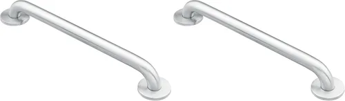 Miniatura 7 de Moen Home Care Seguridad para Baño - Barra de agarre de 24 pulgadas de acero inoxidable para discapacitados para bañera y ducha, mango de servicio