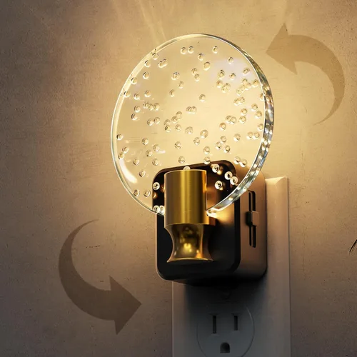 Miniatura 18 de Luces nocturnas que se enchufan a la pared, luz nocturna que cambia de color con enchufe giratorio, sensor de luz del atardecer al amanecer y brillo