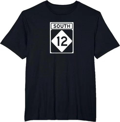 Miniatura 71 de Highway 12 South NC Outer Banks North Carolina Hwy - Camiseta, Negro, S