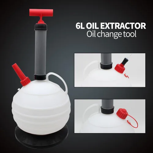 Miniatura 2 de Extractor de aceite para barcos cambio de aceite, extractor de aceite al vacío 6L, máquina extractora de aceite, bomba extractora de líquidos