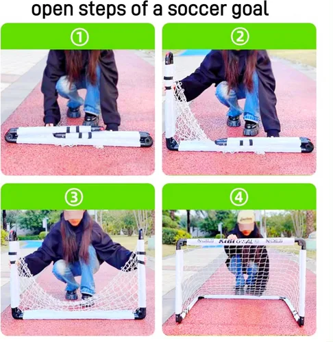 Miniatura 4 de Soccer Goal, Small Foldable Goal for Kids, Kids Goals for The Backyard/Indoor/Outdoor, Mini Soccer Toys Gifts for Children
