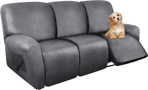 Miniatura 88 de molasofa Fundas de cuero para sillas reclinables, fundas para sillas reclinables grandes para silla reclinable, 4 piezas, fundas lavables que se