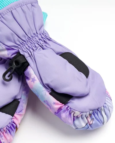 Miniatura 3 de Disney Guantes de esquí de nieve aislados de invierno para niñas, Minnie Mouse o Frozen II Elsa & Anna (niñasniñas)