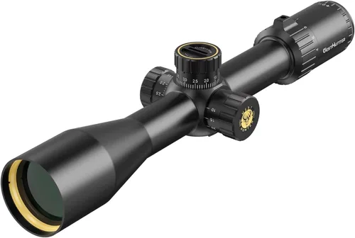 WestHunter Optics HD 4-16x44 FFP Series - Mira telescópica de competencia de precisión, tubo de 1.181 in, primer plano focal, retícula de vidrio