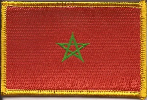 Miniatura 3 de Parche de bandera de las Azores con respaldo de gancho, medidas de 3.50 x 2.25 pulgadas, emblemas bordados de bandera con respaldo de gancho