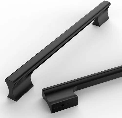 Miniatura 18 de Asidrama - Paquete de 10 manijas de gabinete de cocina color oro cepillado de 3 pulgadas (76mm), accesorios dorados para gabinetes de cocina