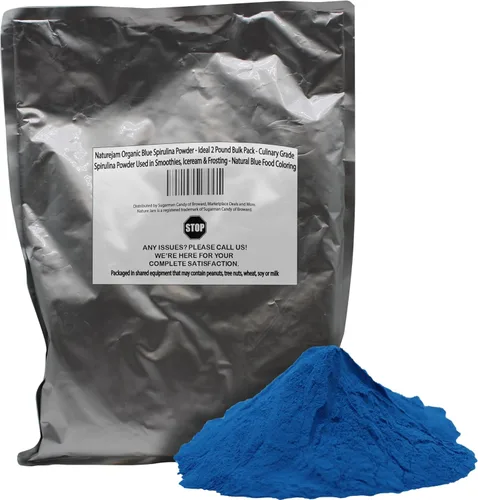 Miniatura 9 de Naturejam Polvo de espirulina azul orgánico, 1 libra a granel, grado culinario prémium para batidos