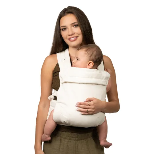 Miniatura 9 de Infantino Honey Blossom - Portabebés ergonómico para bebés a niños pequeños, soporte de posición "M" saludable para la cadera, asiento deslizante