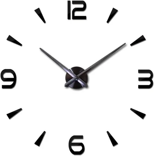 Miniatura 4 de FASHION in THE CITY Reloj de pared 3D DIY Diseño creativo Espejo Superficie Pared Decorativa Etiqueta Relojes (Luminoso)