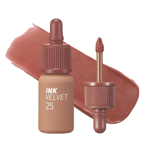 Miniatura 7 de Peripera Ink Airy Velvet - Tinte labial de alta pigmentación, ligero, suave, hidratante (030 WAKE UP CHERRY)