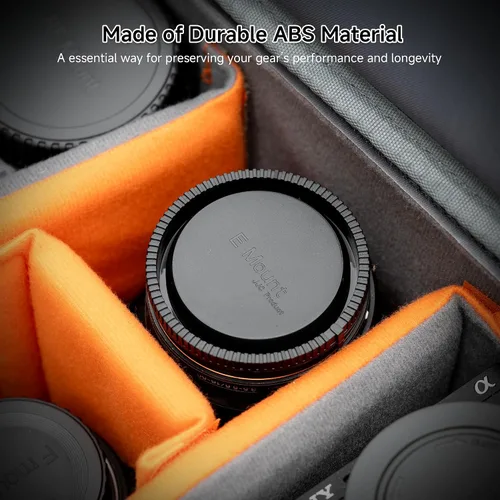 Miniatura 4 de Tapa de lente trasera de cámara y tapa de cuerpo para Sony E Mount A1 A7C A7R IV III A7 III II A7S III II A6600 A6500 A6400 A6300 A6100 A6000