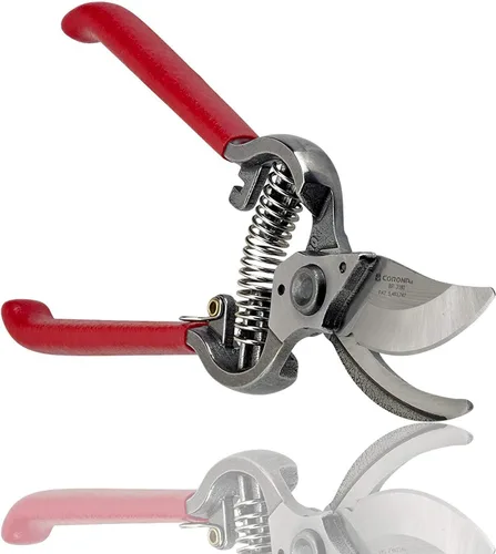 Miniatura 2 de Corona BP 3180D Podador clásico forjado de bypass con capacidad de corte de 1 pulgada, 1", Rojo & NISAKU NJP650 El original cuchillo japonés
