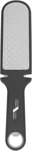 Miniatura 8 de Afilador de cuchillos de doble cara, piedra de afilar cuchillos portátil multifunción 6 en 1, piedra afiladora de cuchillos manual para cocina