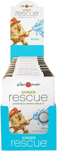 Tabletas Rescue de The Ginger People, fuertes (10 unidades)