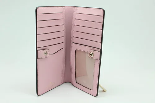 Miniatura 7 de Kate Spade New York Staci Saffiano - Cartera plegable de piel grande y delgada