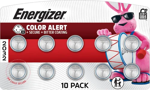 Miniatura 4 de Reloj energizador/baterías electrónicas, 3 voltios, 2032, 2 baterías (pila de botón de litio)