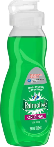 Miniatura 3 de Palmolive Jabón líquido para lavar platos, jabón de viaje, aroma original, verde, botella de 3 onzas líquidas (caja de 72) - Total de 216 onzas