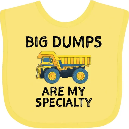 Miniatura 14 de inktastic Big Dumps Are My Specialty - Divertido y lindo babero para bebé