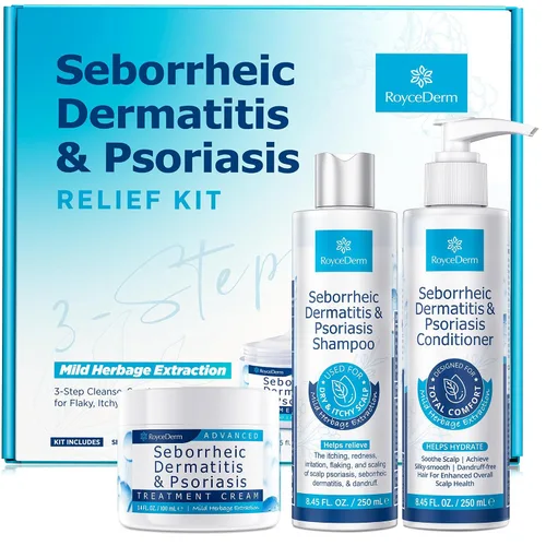 Miniatura 12 de Roycederm Champú para la psoriasis, champú para dermatitis seborreica, champú para foliculitis, champú para la caspa, tratamiento de la psoriasis