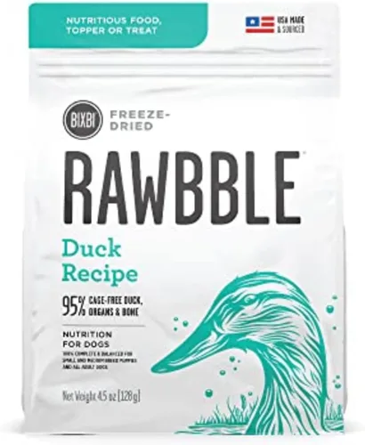 Miniatura 26 de BIXBI Rawbble - Alimento liofilizado para perros, receta de cordero, 26 onzas, 97% de carne y órganos, sin rellenos, comida cruda para perros apta