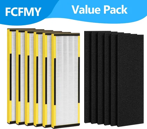 Miniatura 4 de 6 paquetes FLT4825 H13 True HEPA filtro de repuesto B compatible con AC4300BPTCA, CDAP4500BCA, AC4825, AC4850PT, AC4820, AP2200CA purificador de 6