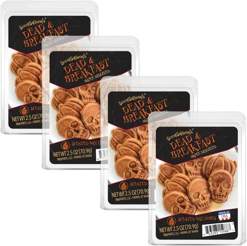 Miniatura 11 de Scentsationals Wax Melts, cubos de cera con aroma fuerte – Colección de gotas de Halloween Black Magic – Fundición perfumada de larga duración