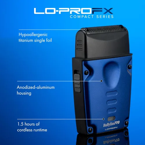 Miniatura 4 de BaBylissPRO High-Performance Compact LO-PROFX Shavers for Men Azul