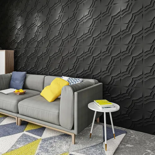 Miniatura 4 de Art3dwallpanels Paquete de 33 paneles de pared 3D, 2 paneles de pared texturizados de PVC con efectos diferentes para decoración de pared