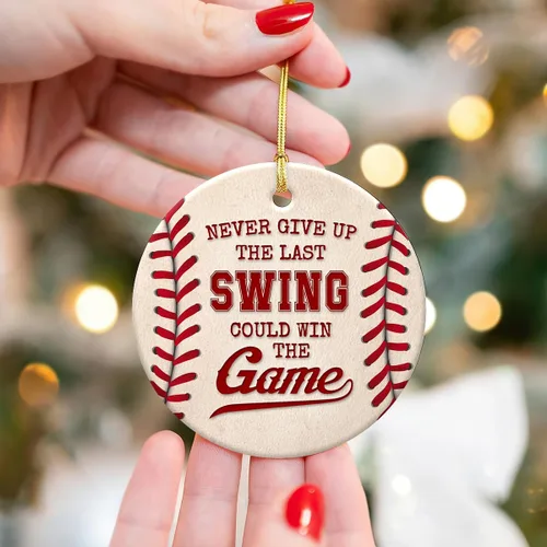 Miniatura 7 de Adornos de Navidad de béisbol 2025 para jugadores, equipo, amigos, regalos ideales para niños que aman el béisbol, regalos para fanáticos