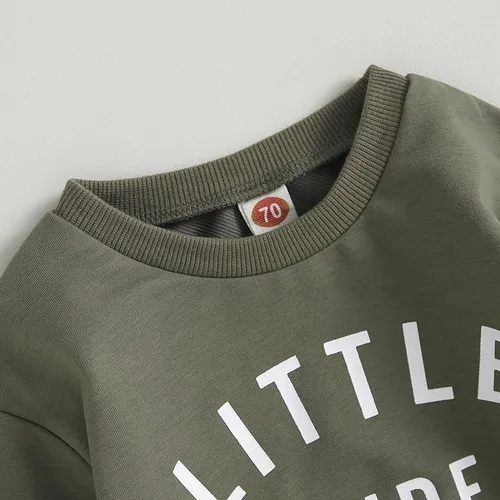 Miniatura 4 de Conjunto de sudadera de manga larga para bebé, ropa de otoño e invierno