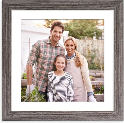 Miniatura 34 de YK artwood Impresiones en lienzo personalizadas con tus fotos, marco personalizado de 8 x 8 pulgadas, marco moderno de madera negra con tu foto