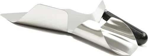 Miniatura 7 de Acero inoxidable Frita Bagger Scoop Chip Palomitas Bagger Ice Candy Snacks Postres Scooper, Mango derecho