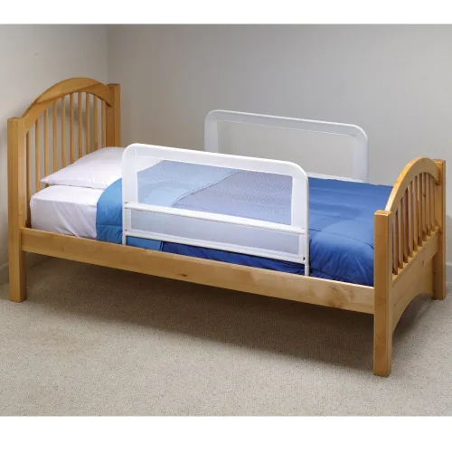 Miniatura 2 de KidCo Paquete doble de malla y acero telescópico para cama infantil infantil para cama individual, matrimonial, queen y king, plataforma o marco