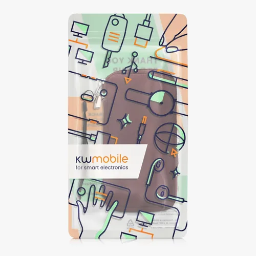 Miniatura 7 de kwmobile Funda universal para teléfono tamaño XS - 3,5/4 pulgadas - Funda de neopreno para teléfono inteligente con cremallera - Funda impermeable