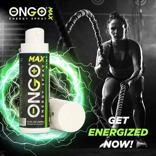 Miniatura 6 de OnGo Energy - Spray oral de energía instantánea con cafeína natural (1500 mg) Vegano, sin azúcar y gluten Spray de vitamina B3, B6, B12