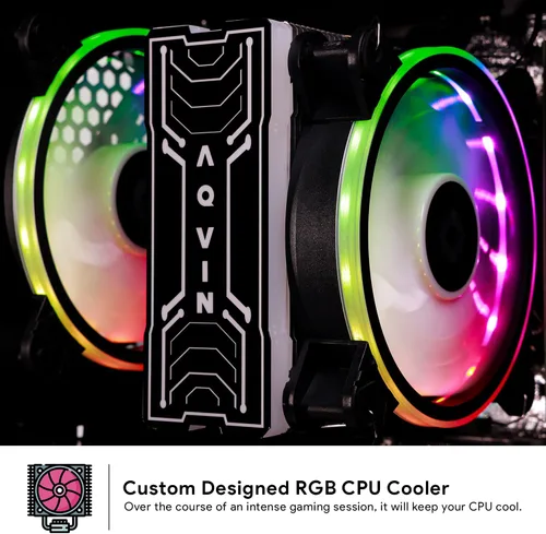 Miniatura 6 de AQVIN Torre de escritorio para computadora de juegos - Procesador Intel Core i7 de 4 núcleos hasta 3.9 Ghz, almacenamiento SSD de 1 TB de memoria