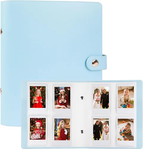 Miniatura 15 de Álbum de fotos de 640 bolsillos para cámara Fujifilm Instax Mini, álbum de fotos de 2 x 3 pulgadas para fotos Polaroid de 2 x 3 pulgadas, libro