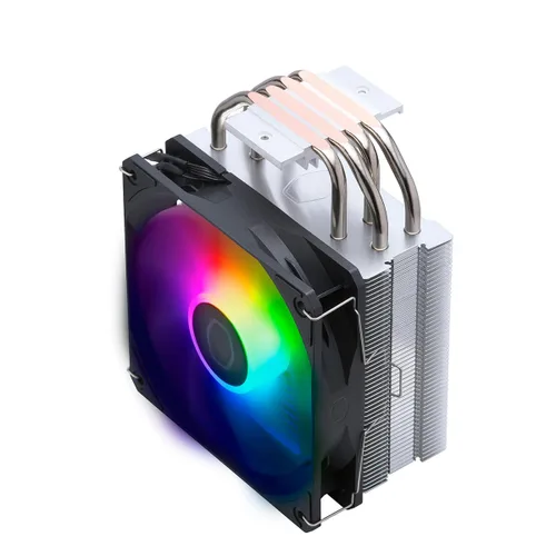 Miniatura 7 de Cooler Master Hyper 212 Halo CPU Air Cooler - Acabado de aluminio blanco puro, 4 tubos de calor de contacto directo continuo con aletas, ventilador