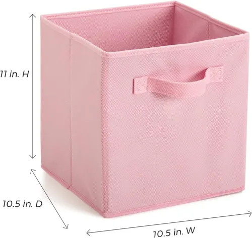 Miniatura 5 de Cajón de tela cúbico ClosetMaid 11469, morado, empaque de 2 Rosa