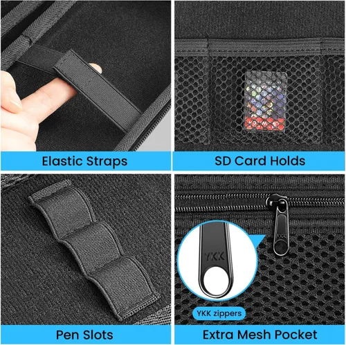 Miniatura 4 de Fintie Funda de transporte para calculadora gráfica Texas Instruments TI-Nspire CX II CAS/Tl-Nspire-CX-ll, TI-84 Plus/CE Calculadoras gráficas a