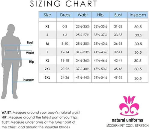 Miniatura 7 de Natural Uniforms Conjunto de ropa quirúrgica elástica para mujer