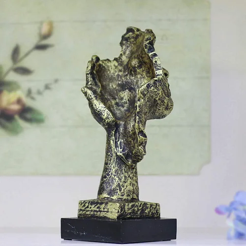 Miniatura 3 de Lependor Decoraciones de escritorio abstractas y creativas, estatuas de pensador, estatuas y esculturas para la decoración del hogar y la sala
