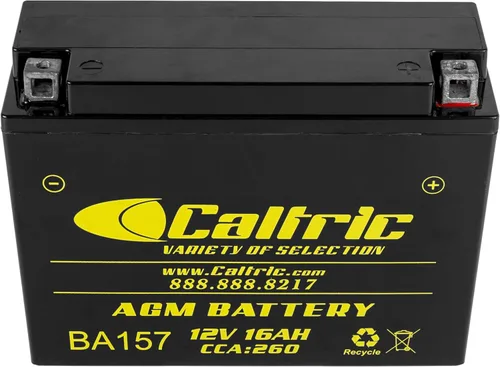 Miniatura 4 de Caltric Agm - Batería compatible con Yamaha Mountain Max 600 700 Mm600 Mm700 1997 1998 1999 2000