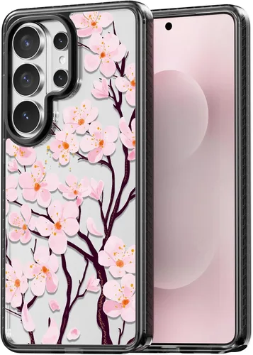 Miniatura 241 de Rosarnnah Funda compatible con Samsung Galaxy S24 Ultra, bonita estética, a la moda, divertida funda con estampado de gatito y gato, duradera a
